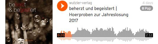 Hörproben "beherzt & begeistert"